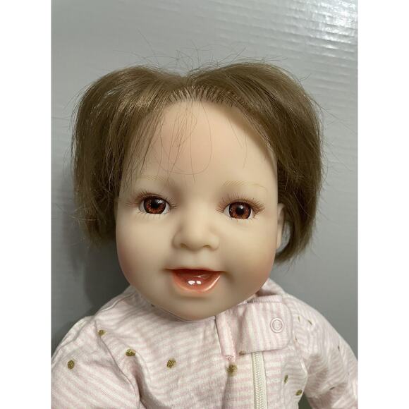 Kaydora Lifelike Realistic 20” Inch Handmade Vinyl Girl Baby Doll Rooted Hair - Picture 13 of 13